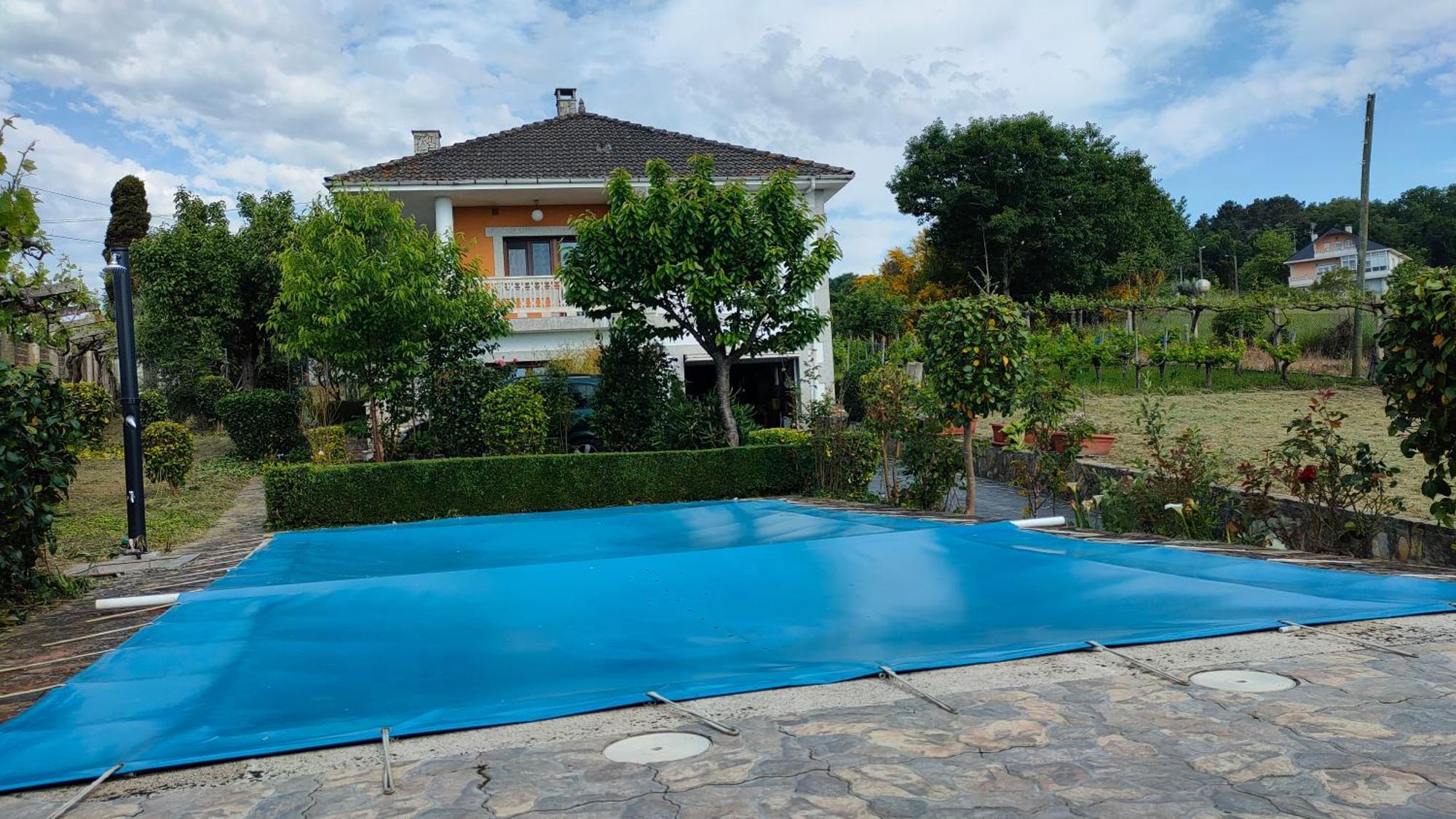Villa Con Piscina En Panton Ribeira Sacra Galicia Ideal Para Familias Bagian luar foto